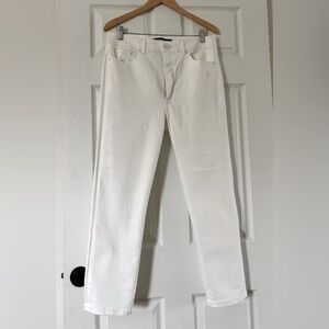 Express White women’s Stretch High Rise Jeans.
New without tag
